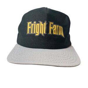 Fright Farm Haunted House Halloween Smithfield PA Pittsburgh Trucker Hat Cap Vtg
